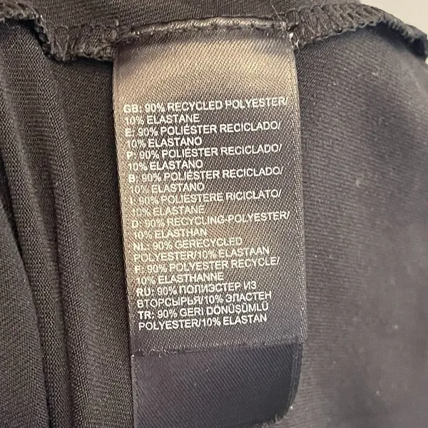 The North Face Abby Dress Womens L Black Racer Back Pocket Stretch Athleisure‎ - Image 5