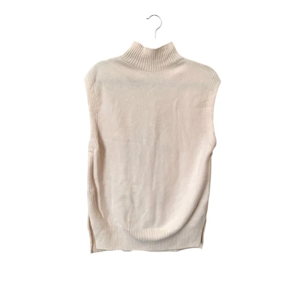 ATHLETA Alpine Tabard Sleeveless Sweater White‎ Small - Image 2