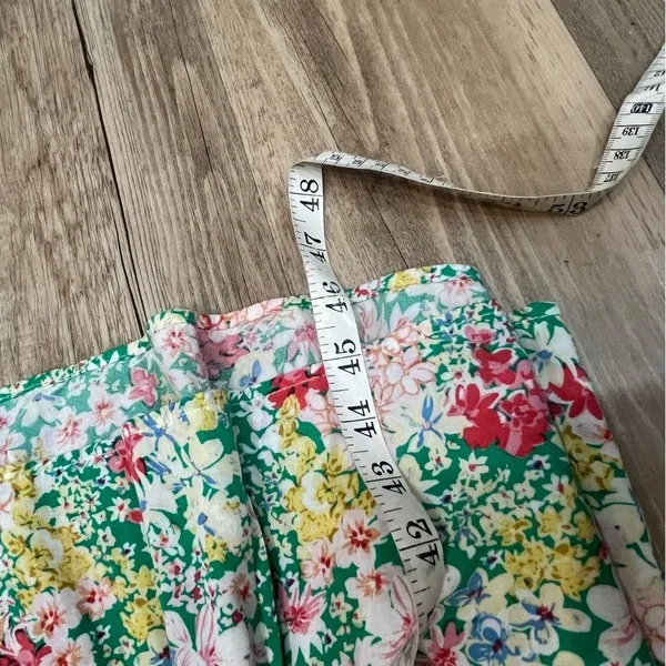 Entro boutique Neighborhood Garden Midi Dress floral small pink green - Image 7