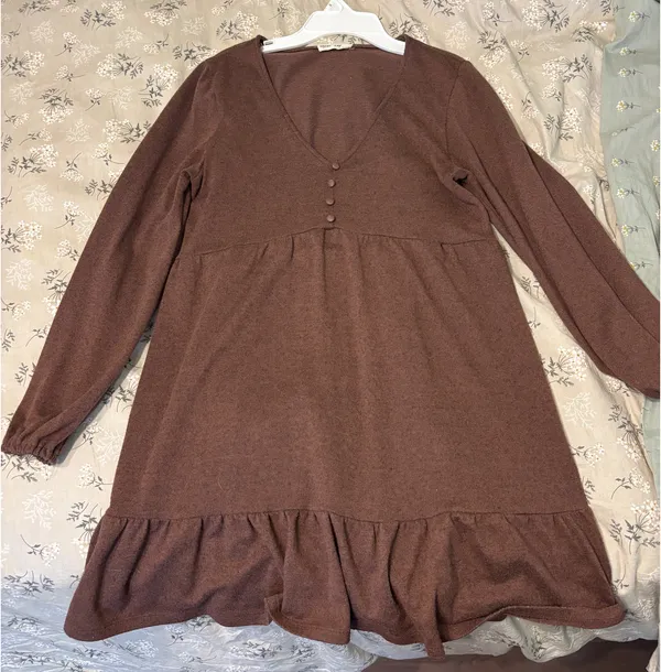 Boutique brown mini dress - Image 2