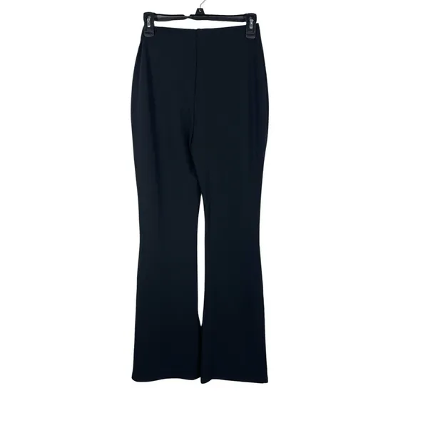 Petal & Pup Hallie Pants Black Wide Leg Slit Hem Pull On Stretch Pants 4 NWT - Image 3