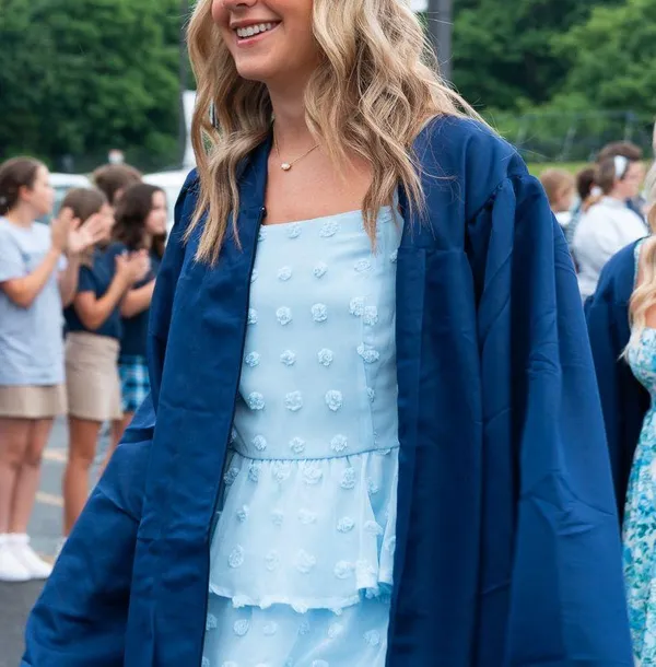 Blue Mini Dress - Image 3