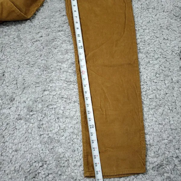 Levi's 94 Baggy Corduroy Brown Straight Leg Loose Pants Y2K 90s Size 26 x 31 - Image 10