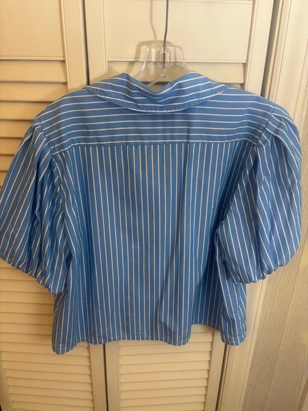 J. Crew Gamine Puff-Sleeve Shirt - Image 4