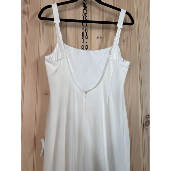 NWT Lulus Safine White Backless Mermaid Maxi Dress Wedding Bride Bridal Size XL - Image 8