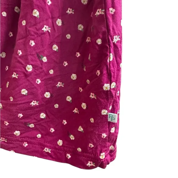 Posh Peanut Pajama Top Short Sleeve Bamboo Dainty Floral Sleep Loungewear NWT - Image 4