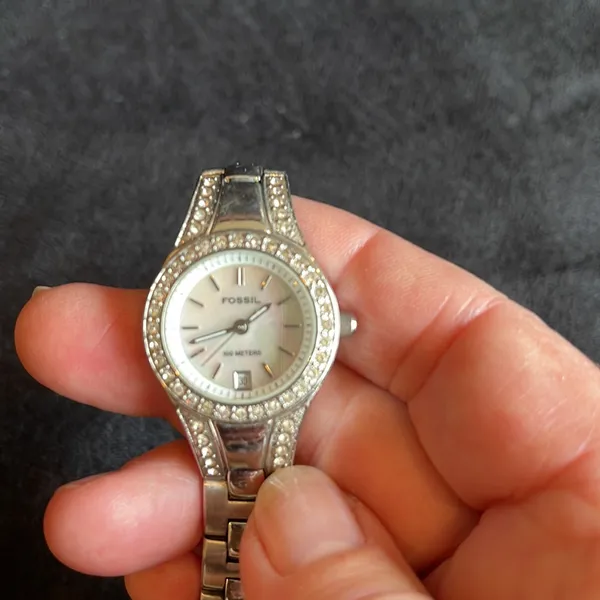 Fossil Watch with crystal accents - Image 3