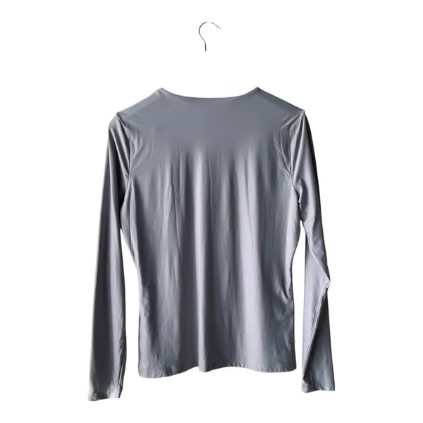 Abercrombie & Fitch Base Layer Crewneck Long Sleeve Gray Shirt XL NWT - Image 5