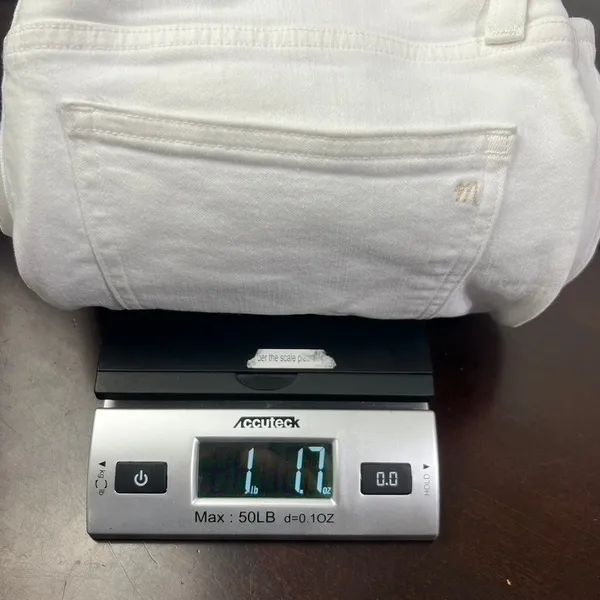 NWT Madewell Mid-Rise Kick Out Crop White Jeans Size 25‎ Denim Pants - Image 15