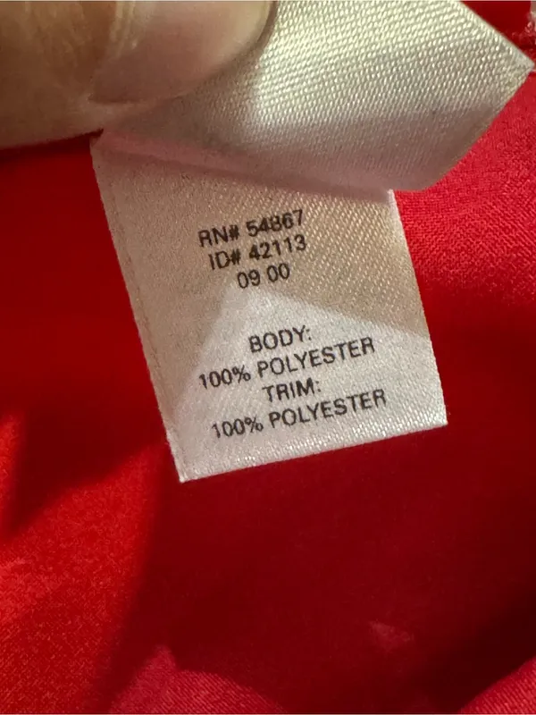 Y2K Vintage Victoria's Secret Red Satin Lace-Trim Chemise - Image 7