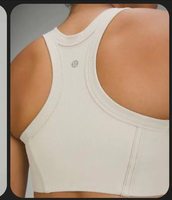 Lululemon High Neck Ribbed Bra - Image 2