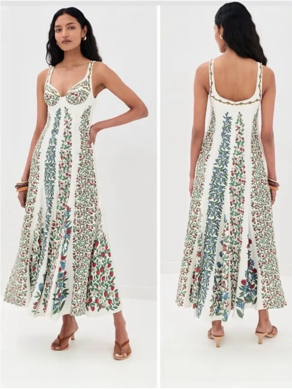 Farm Rio Fruit Beauty Cocktail Maxi Dress - Image 6