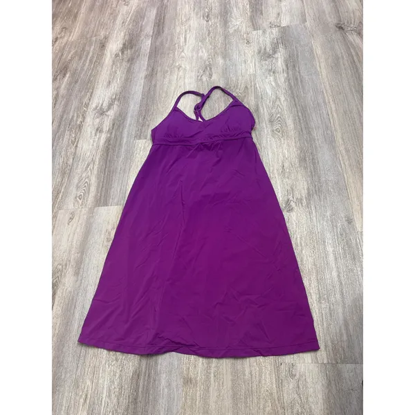 Athleta Shorebreak Fuchsia Swim Dress Womens Size Medium Beach Pool Athletic - Image 2