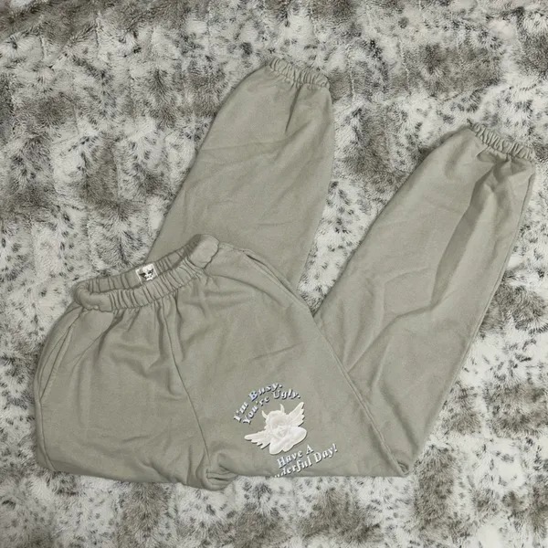 Boys Lie NWOT | I’m Busy You’re Ugly Sweatpants | Size XS - Image 7