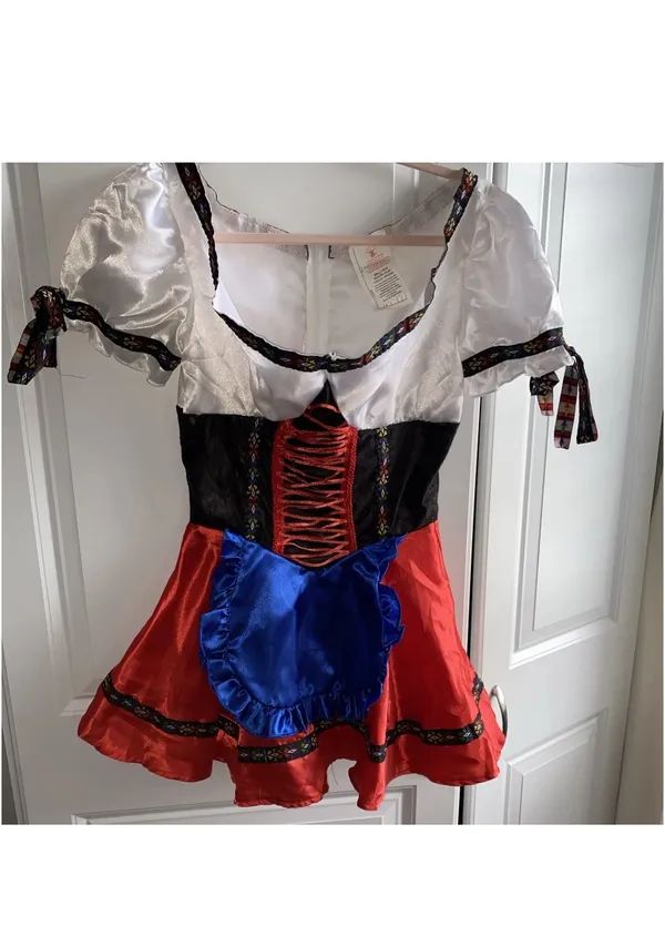 Rubies Sexy Small Halloween Costume Oktoberfest Beer Maid Dress Bavarian VTG - Image 12