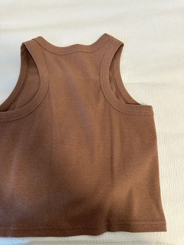 Amazon high neck brown tank - Image 3