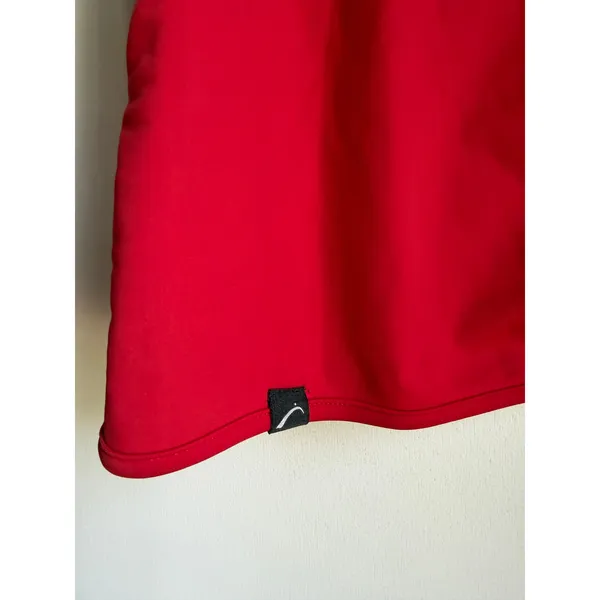 SwingDish Golf Vest Small Red Fleece Lined Ruffle Sleeve Full Zip USA Made NWOT - Image 3
