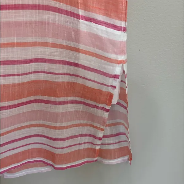 NEW Roller Rabbit East Hampton Naomi Kurta in Coral 100% Cotton - Size S - Image 6