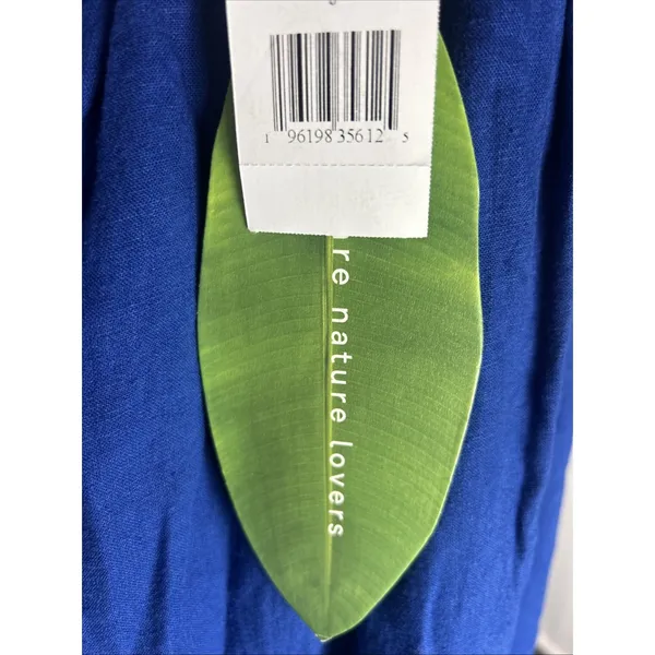 FARM RIO‎ One-Shoulder Linen-Blend Midi-Dress Size Small NWT - Image 6