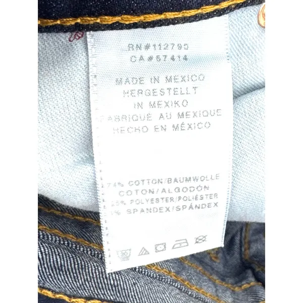 True Religion Joey Bootcut Jeans Indigo Blue Flap Pocket Size 24 - Image 7