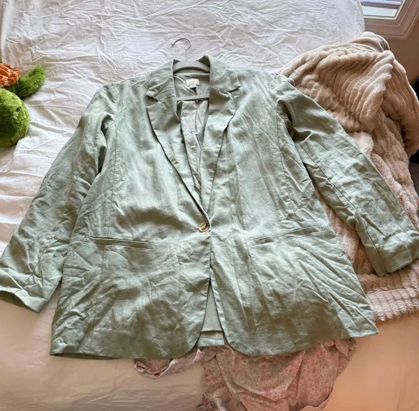 Green Blazer A New Day Sage - Image 5
