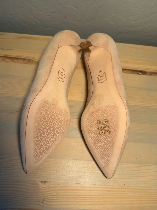 Tory Burch Elizabeth Suede Kitten Heels - Image 5