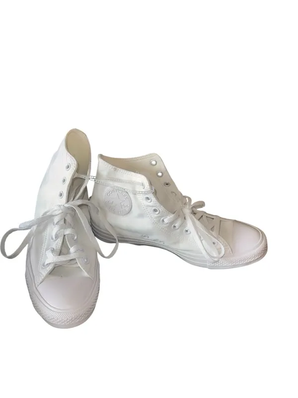NEW Converse Chuck Taylor All Star High-Top Sneaker White M-8.5 W -10.5 - Image 7
