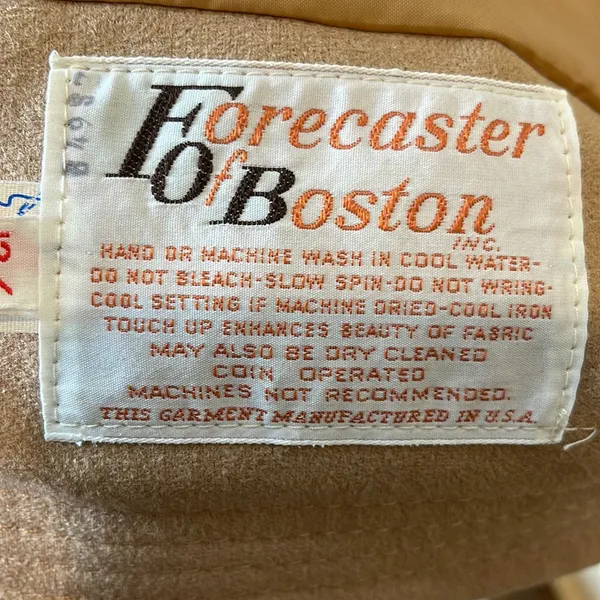 Vintage Forecaster of Boston Trench Coat. Tan. Size 13/14‎ - Image 6