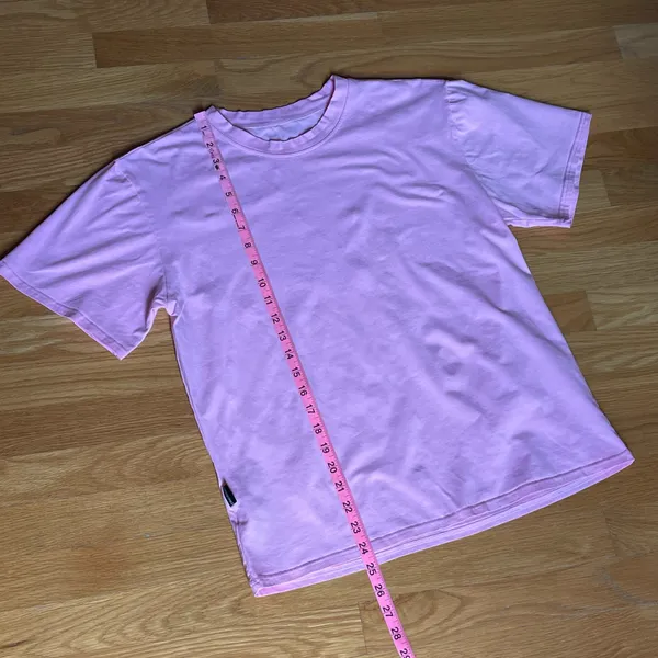 OOQONQ Women’s Pink Pajama Shorts Set Crew Neck Short Sleeve Cotton M - Image 6