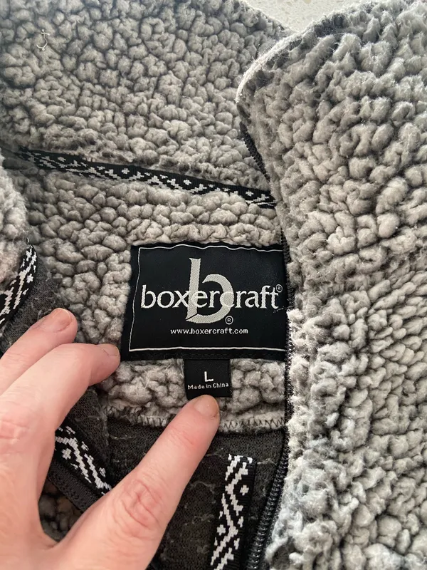 Atlanta United Boxercraft Sherpa Pullover Quarter-Zip - Image 3