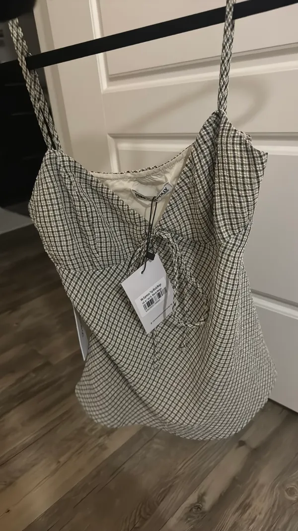 Black and Beige Princess Polly Tank Top - Image 7