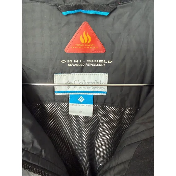 Columbia Heavenly Long Hooded Jacket Omni Heat Black Medium - Image 2