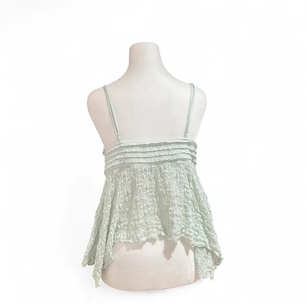 Kimchi Blue Light Mint Green Lace Cami Top - Image 3