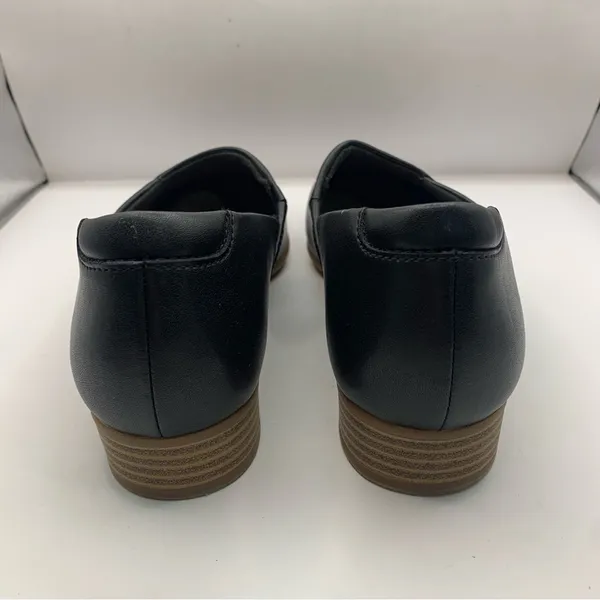Clarks Women's Juliet Palm black soft leather loafer size 7.5M - Image 5