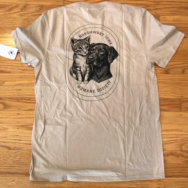 Northwest Iowa, Humane Society T-shirt, L - Image 4