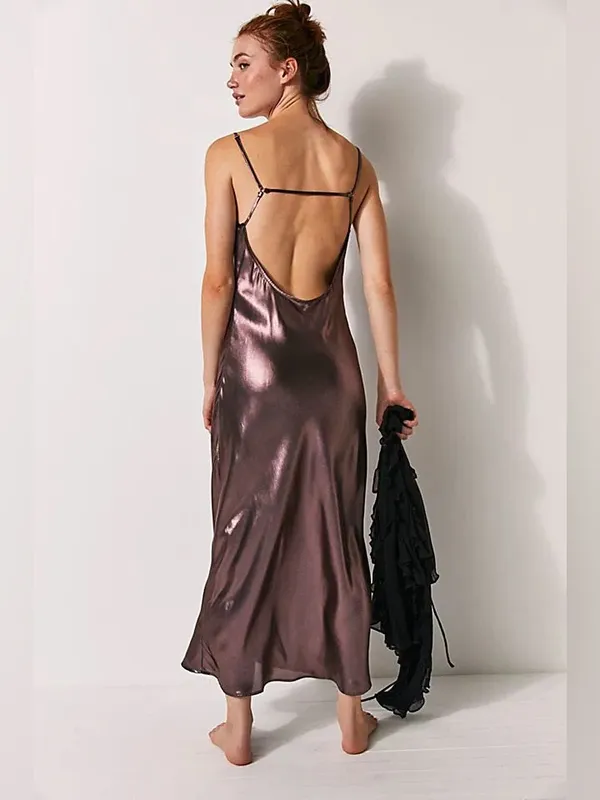 Free people Drop Everything Bias Slip dress - Image 2