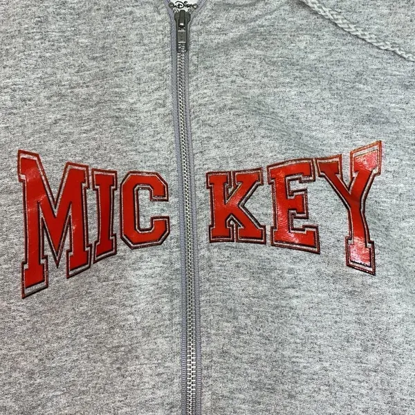 Walt‎ Disney World Mickey Mouse Zip Up Hoodie Size M C23 - Image 7