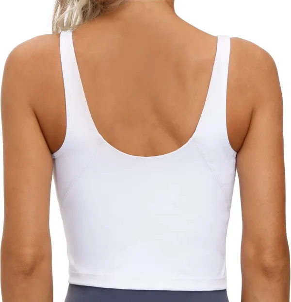 White workout tank Size M - Image 3