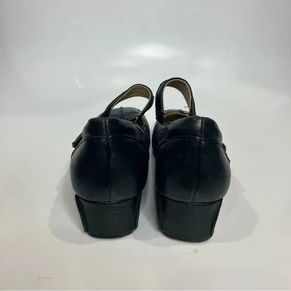 Josef Seibel black leather‎ mary Jane pumps women’s size 36 - Image 5