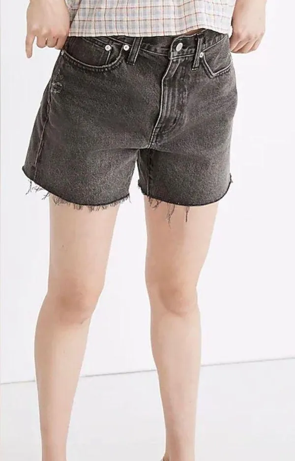Madewell Relaxed Mid-Length Denim Shorts - Image 2