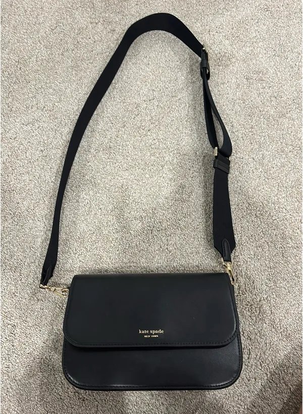 Kate Spade Crossbody Purse Black - Image 2