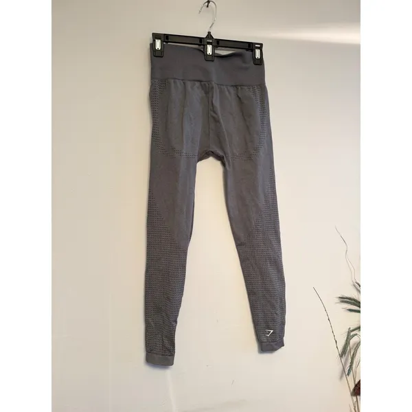 Gymshark Vital Seamless Leggings Womens Medium Gray High Waisted Activewear‎ - Image 3
