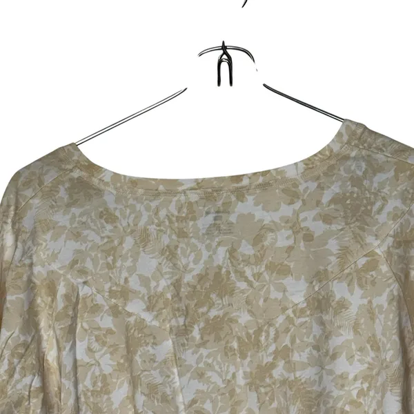 Patagonia Womens Top Organic Cotton Floral V-Neck Relaxed Naturecore Pullover XL - Image 8