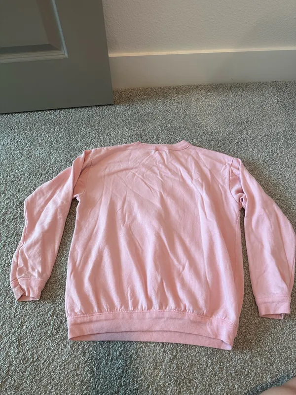 Vintage Cat Sweater Pink Size XS - Image 3