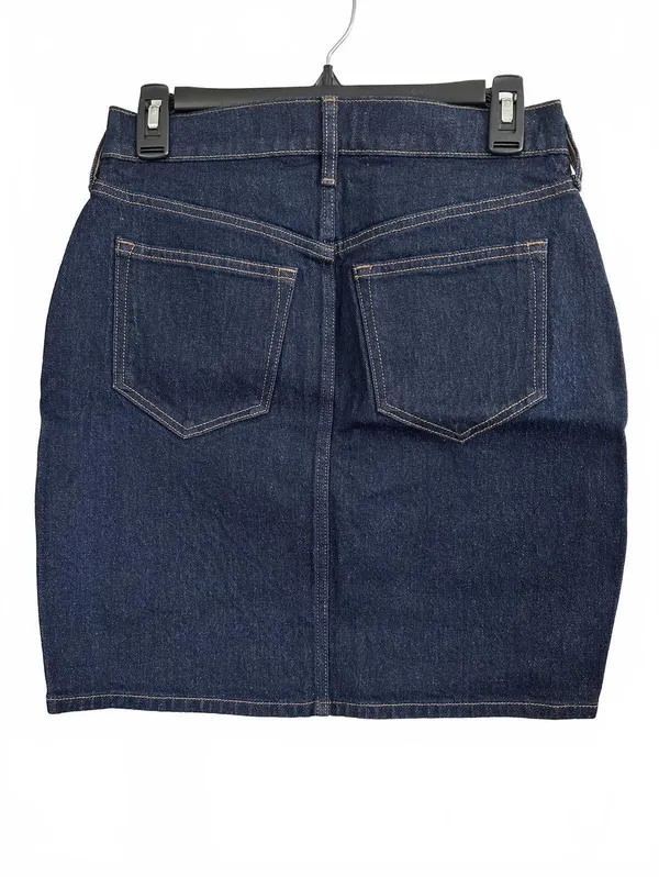 Abercrombie Mid Rise Pencil Denim Skirt Dark Wash NWT Size 25 - Image 4
