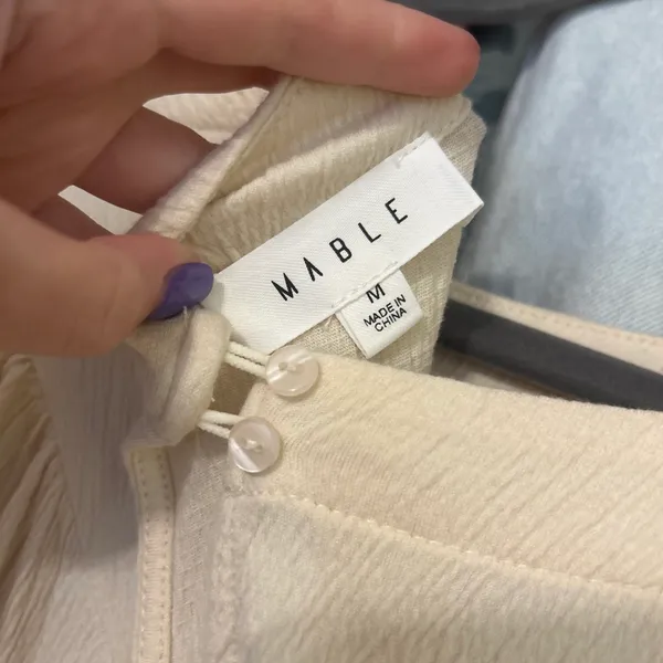 Mabel Cream Romper - Image 3