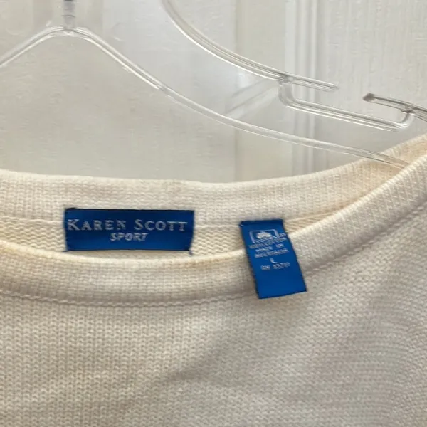 FINAL MARKDOWN Karen Scott sweater large - Image 3