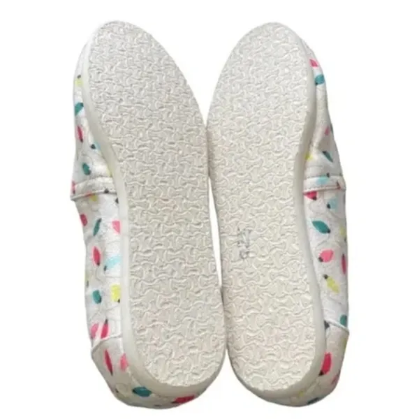 Toms Christmas Lights‎ Alpargatas Shoes 6 Cream White - Image 5