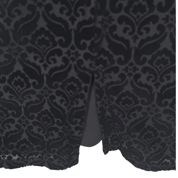 NWT Talbots Womens Velvet Jacquard Damask V-Neck Sheath Dress Black Size Large - Image 13