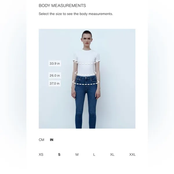Zara TRF DENIM‎ BANDEAU DRESS - Image 6